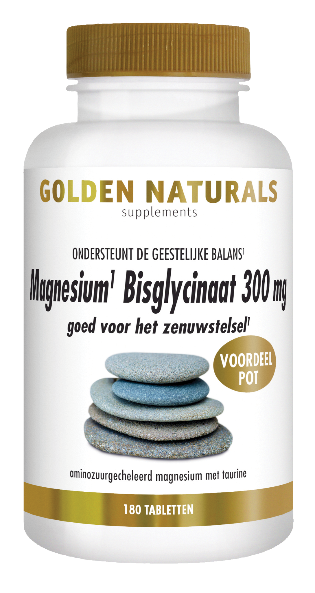 Golden Naturals Golden Naturals Magnesiumbisglycinat 300 mg (180 Tab)