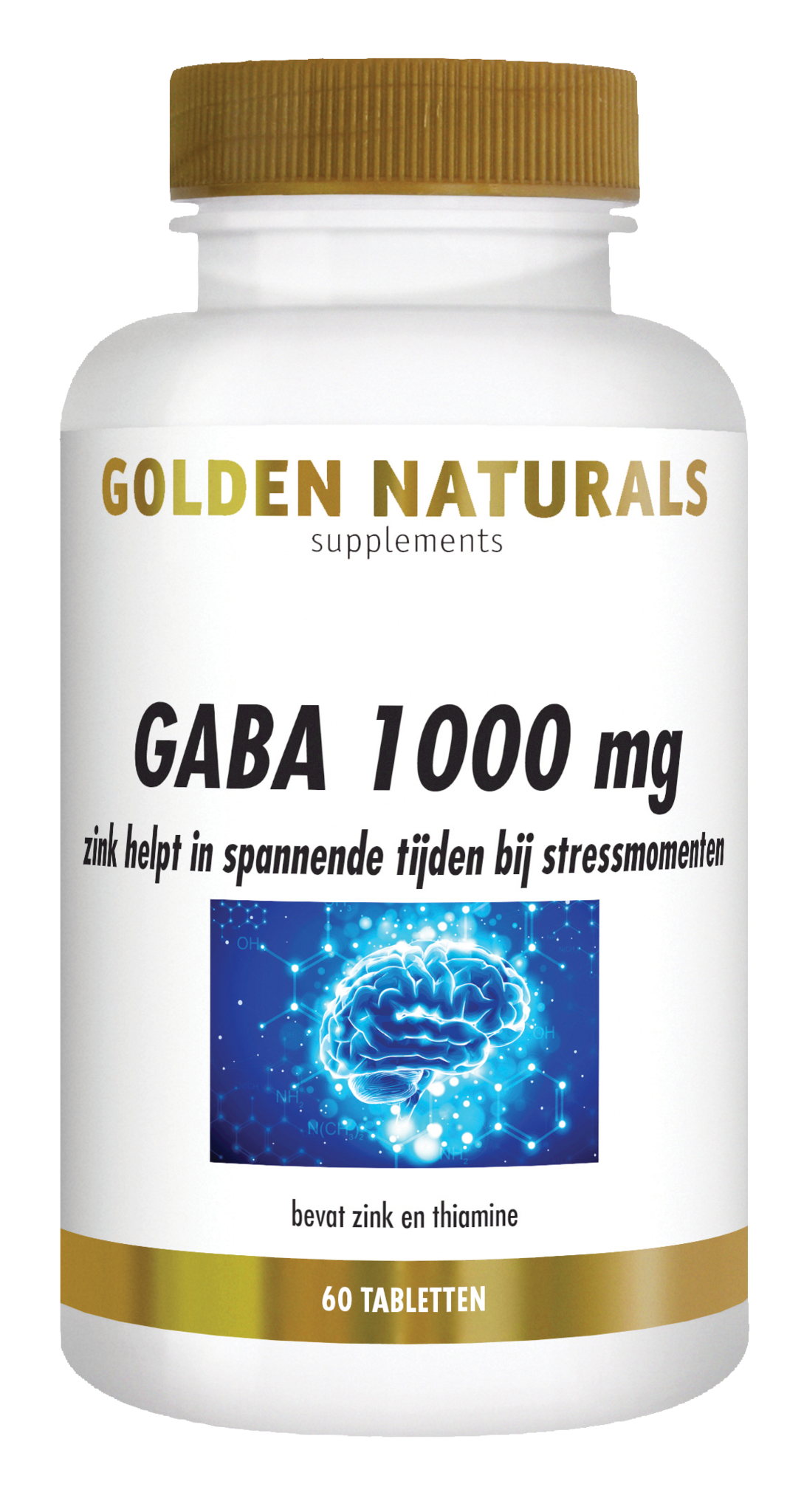 Golden Naturals Golden Naturals Gaba 1000 mg (60 Tabletten)