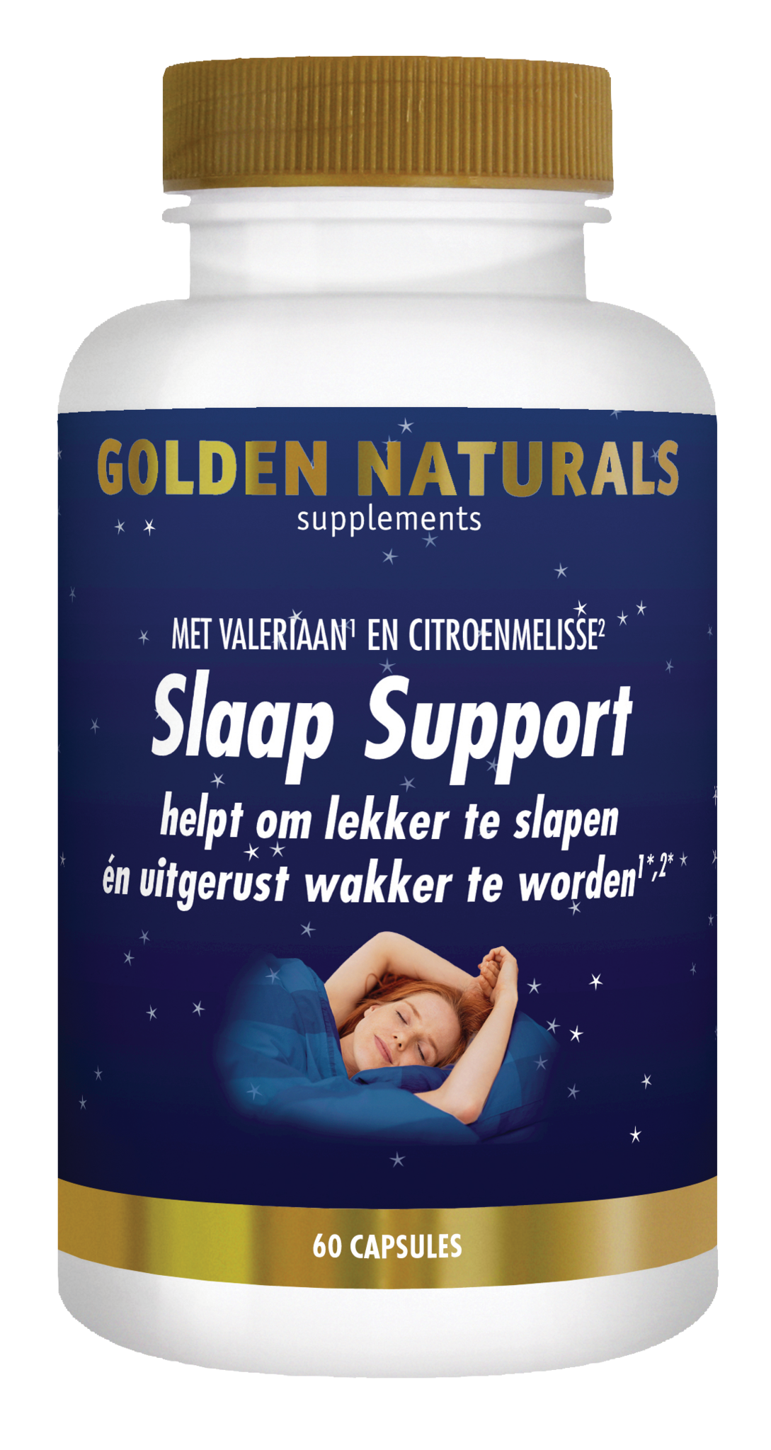 Golden Naturals Schlafunterstützung (60 VCaps)