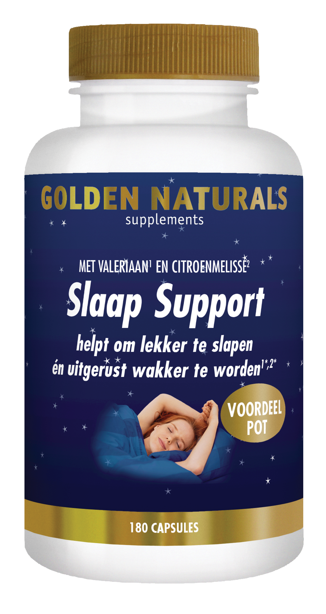 Golden Naturals Schlafunterstützung (180 VCaps)