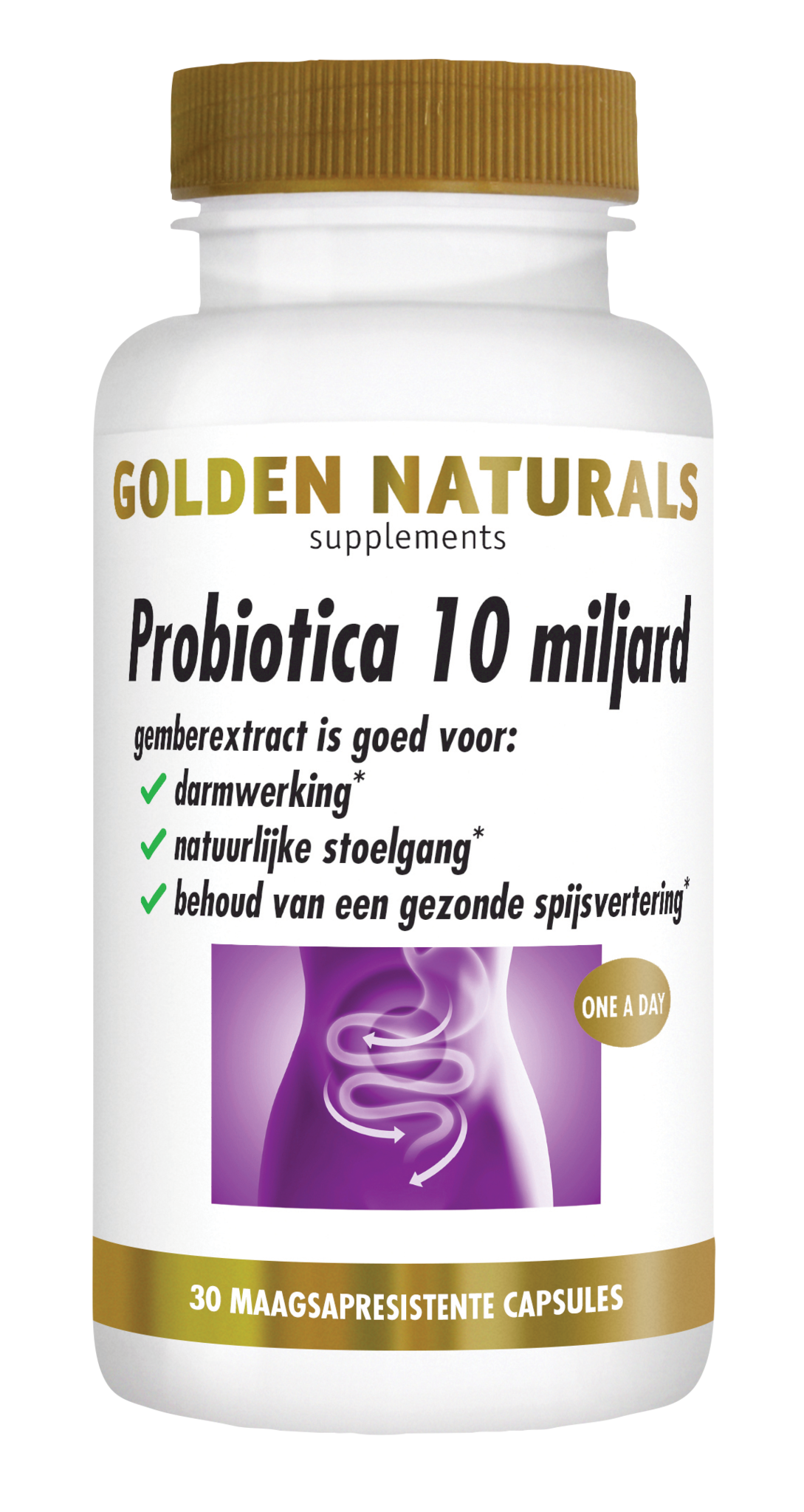 Golden Naturals Golden Naturals Probiotika 10 Milliarden (30 vegetarische Kapseln)