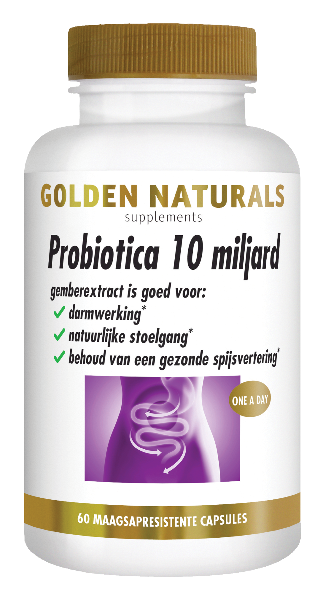 Golden Naturals Golden Naturals Probiotika 10 Milliarden (60 vegetarische Kapseln)