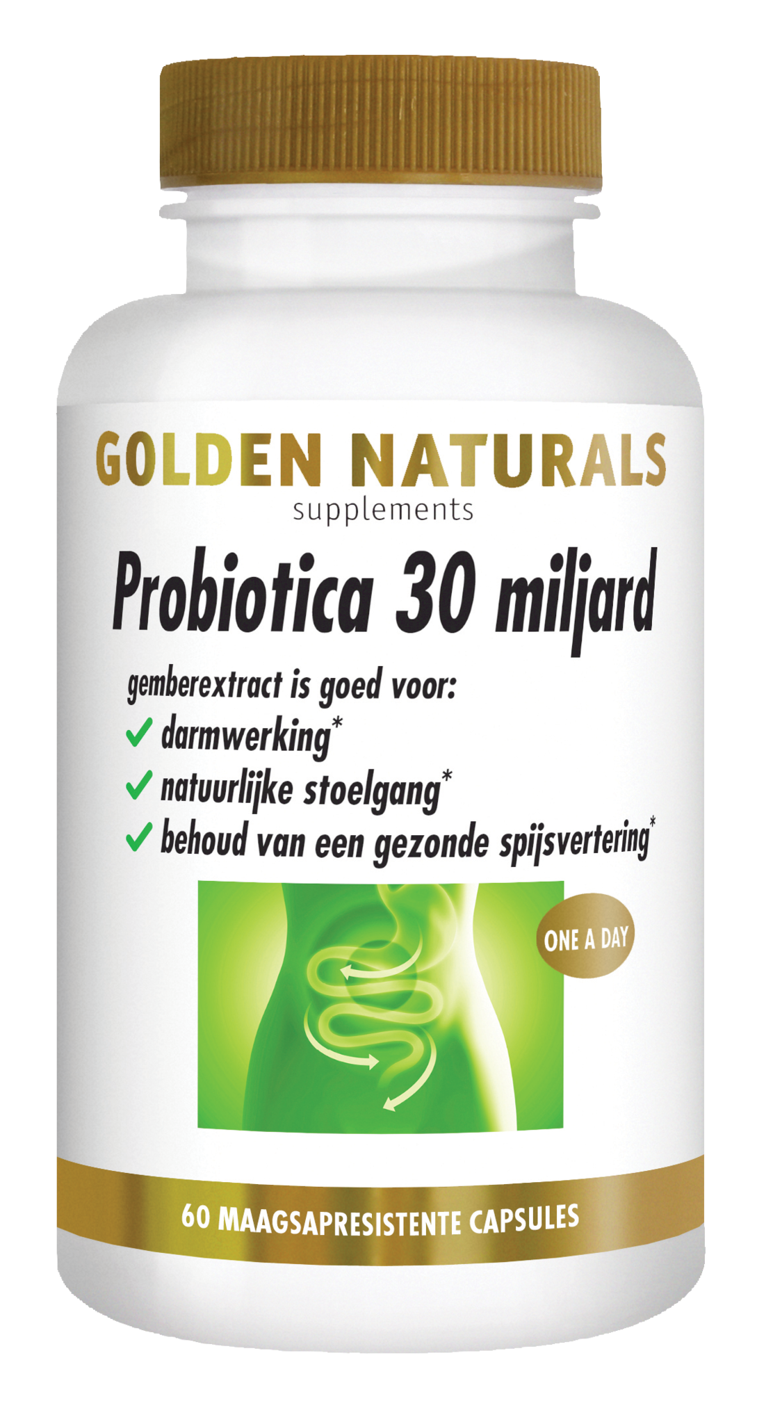 Golden Naturals Golden Naturals Probiotika 30 Milliarden (60 vegetarische Kapseln)