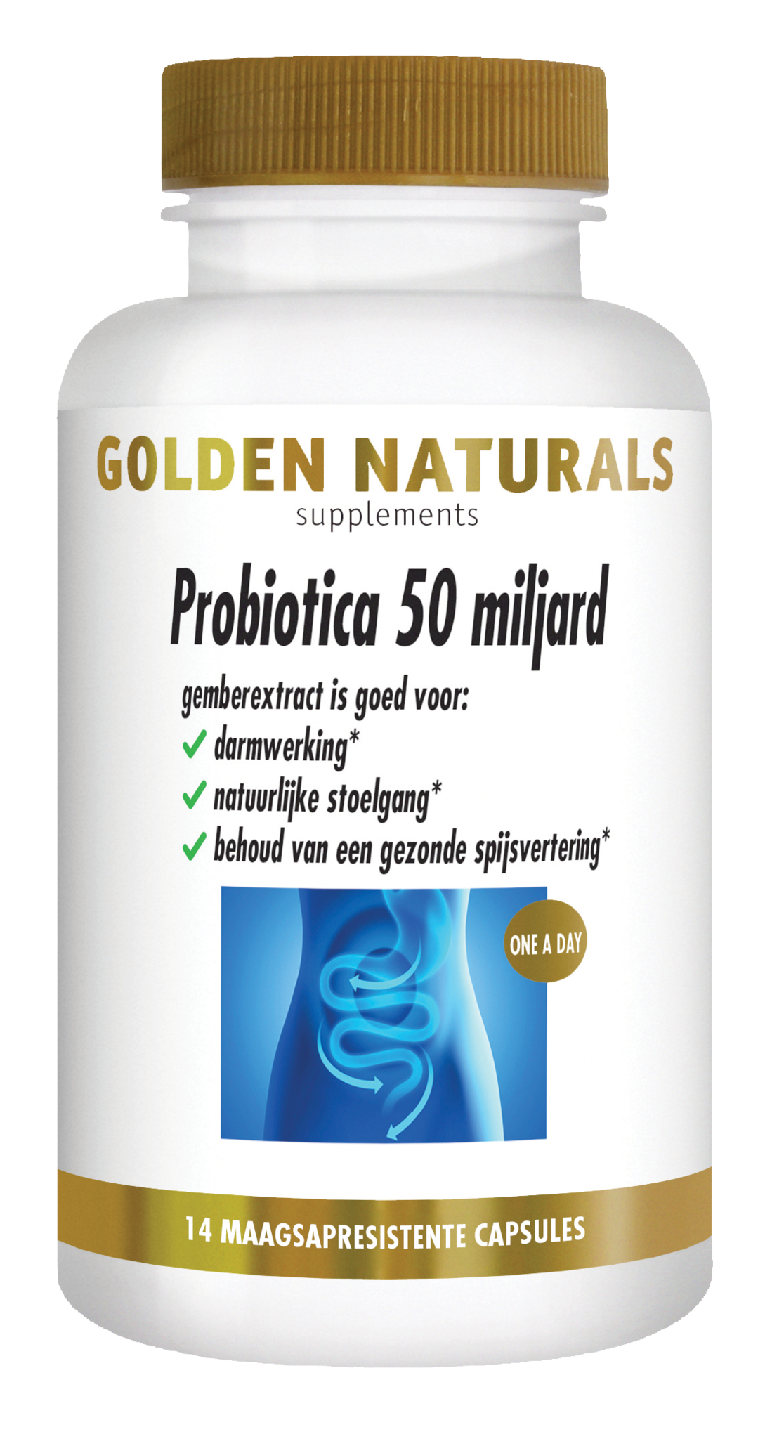 Golden Naturals Golden Naturals Probiotika 50 Milliarden (14 VCaps)
