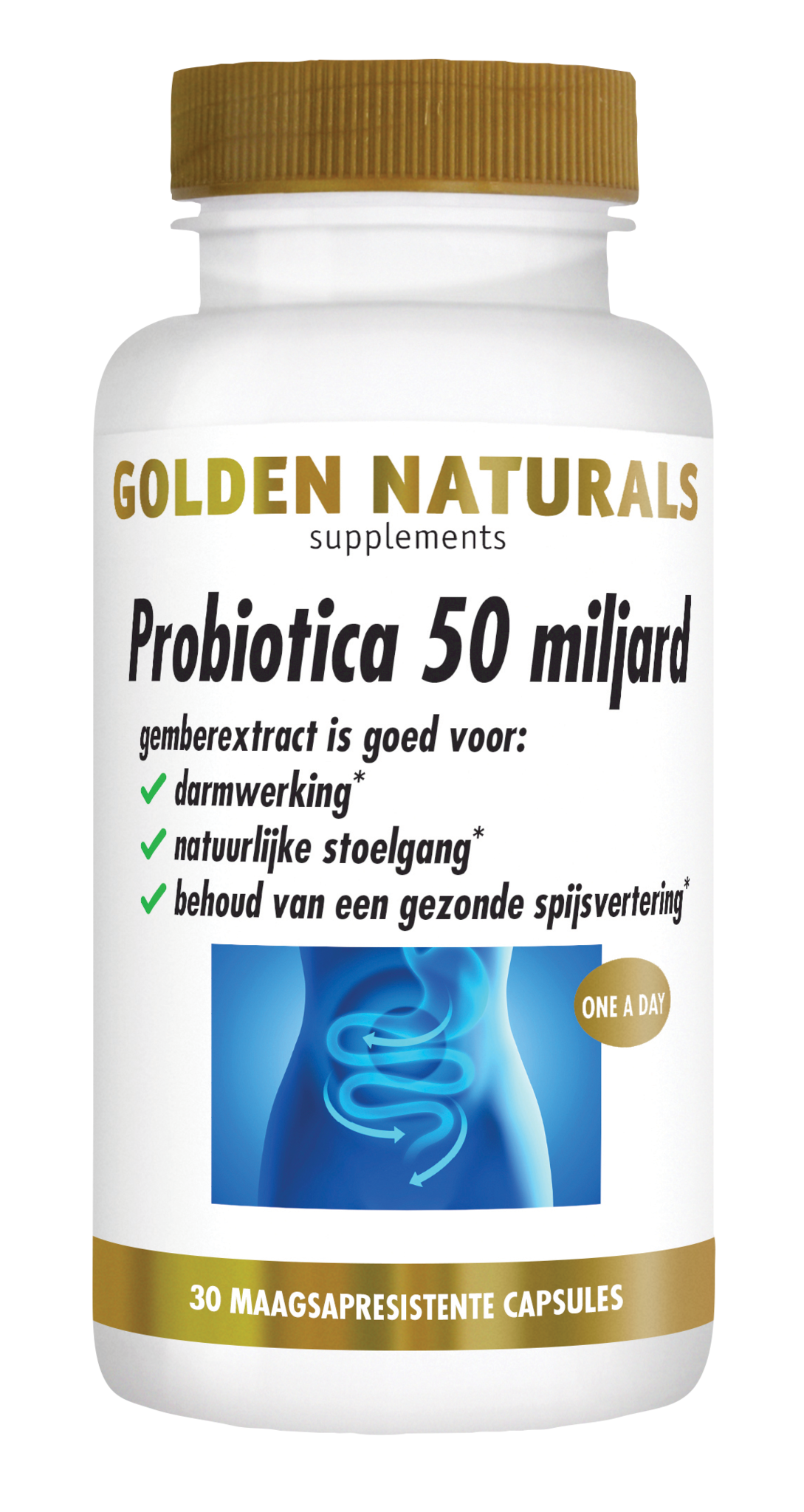 Golden Naturals Probiotika 50 Milliarden (30 VCaps)