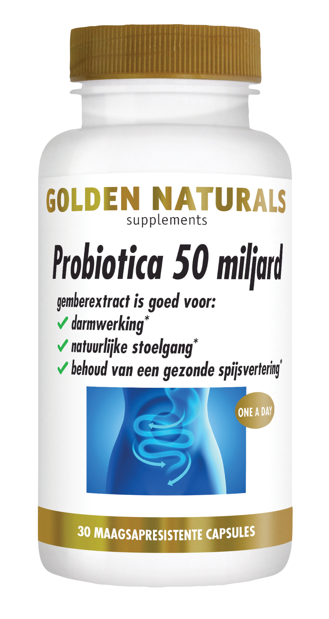 Golden Naturals Golden Naturals Probiotika 50 Milliarden (30 vegetarische Kapseln)