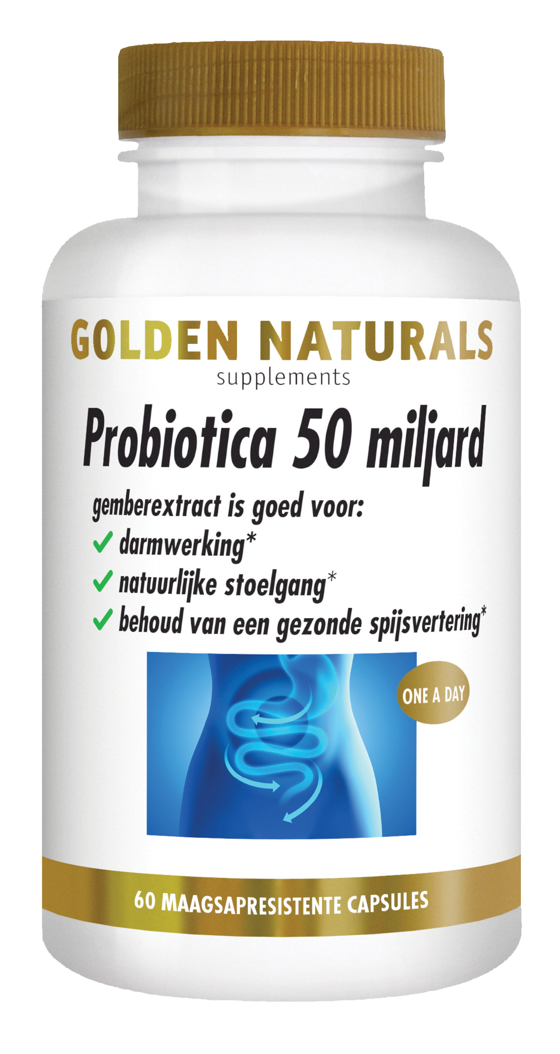 Golden Naturals Golden Naturals Probiotika 50 Milliarden (60 vegetarische Kapseln)