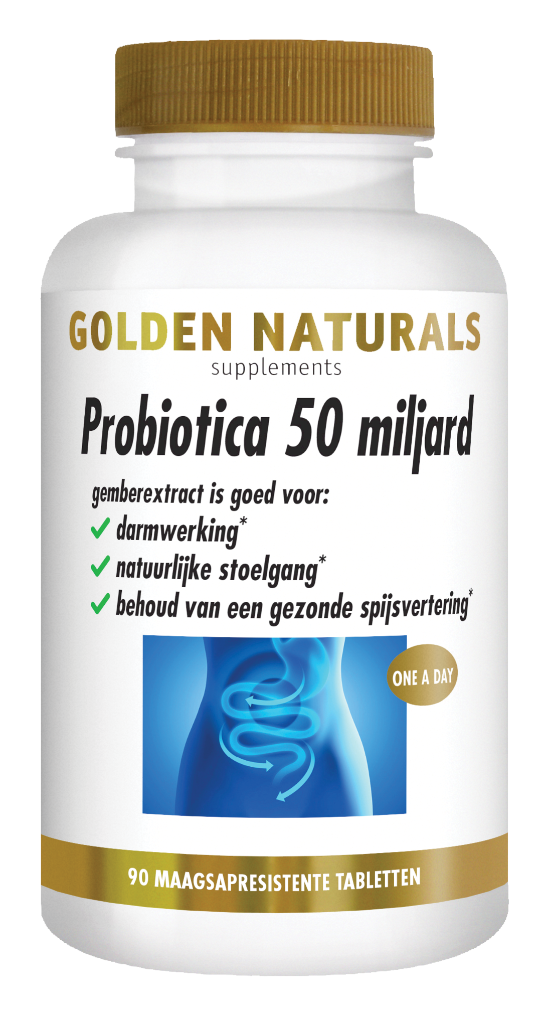 Golden Naturals Probiotika 50 Milliarden (90 VCaps)