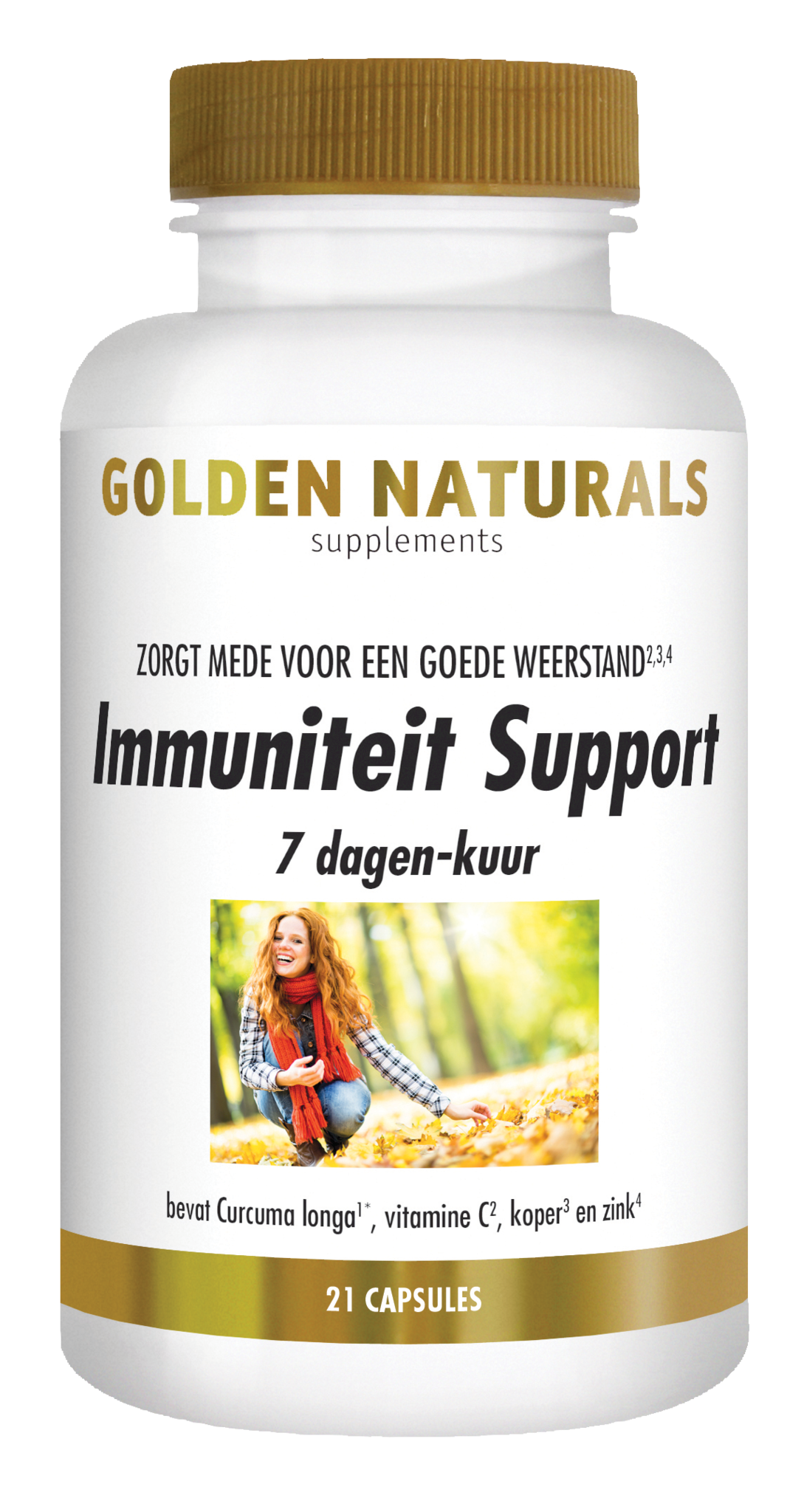 Golden Naturals Golden Naturals Immununterstützung 7-Tage-Kur (21 vegetarische Kapseln)