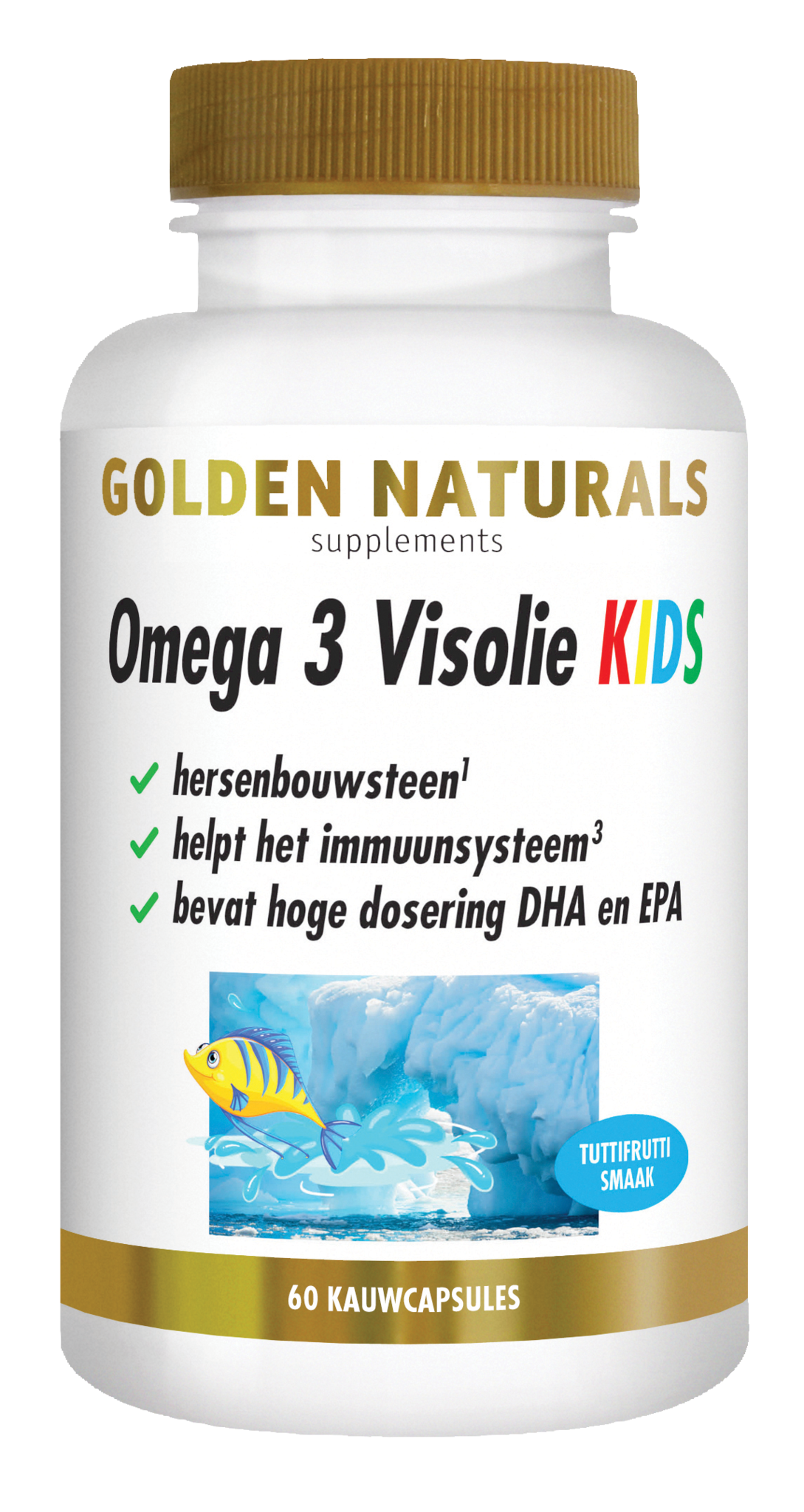 Golden Naturals Golden Naturals Omega-3-Fischöl für Kinder (60 Kapseln)