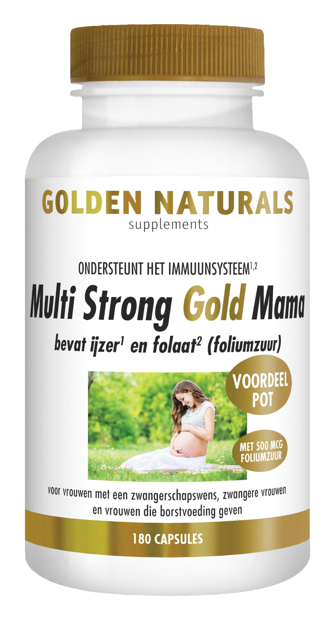 Golden Naturals Golden Naturals Multi Strong Gold Mama (180 Vegetarische Kapseln)