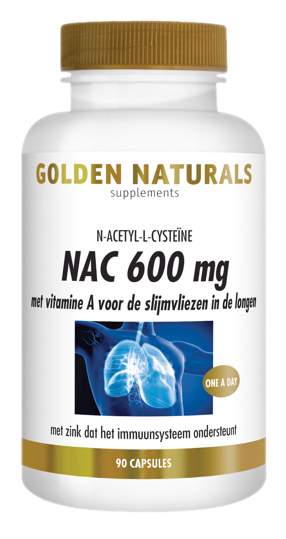 Golden Naturals Golden Naturals NAC 600 mg (90 Kapseln)