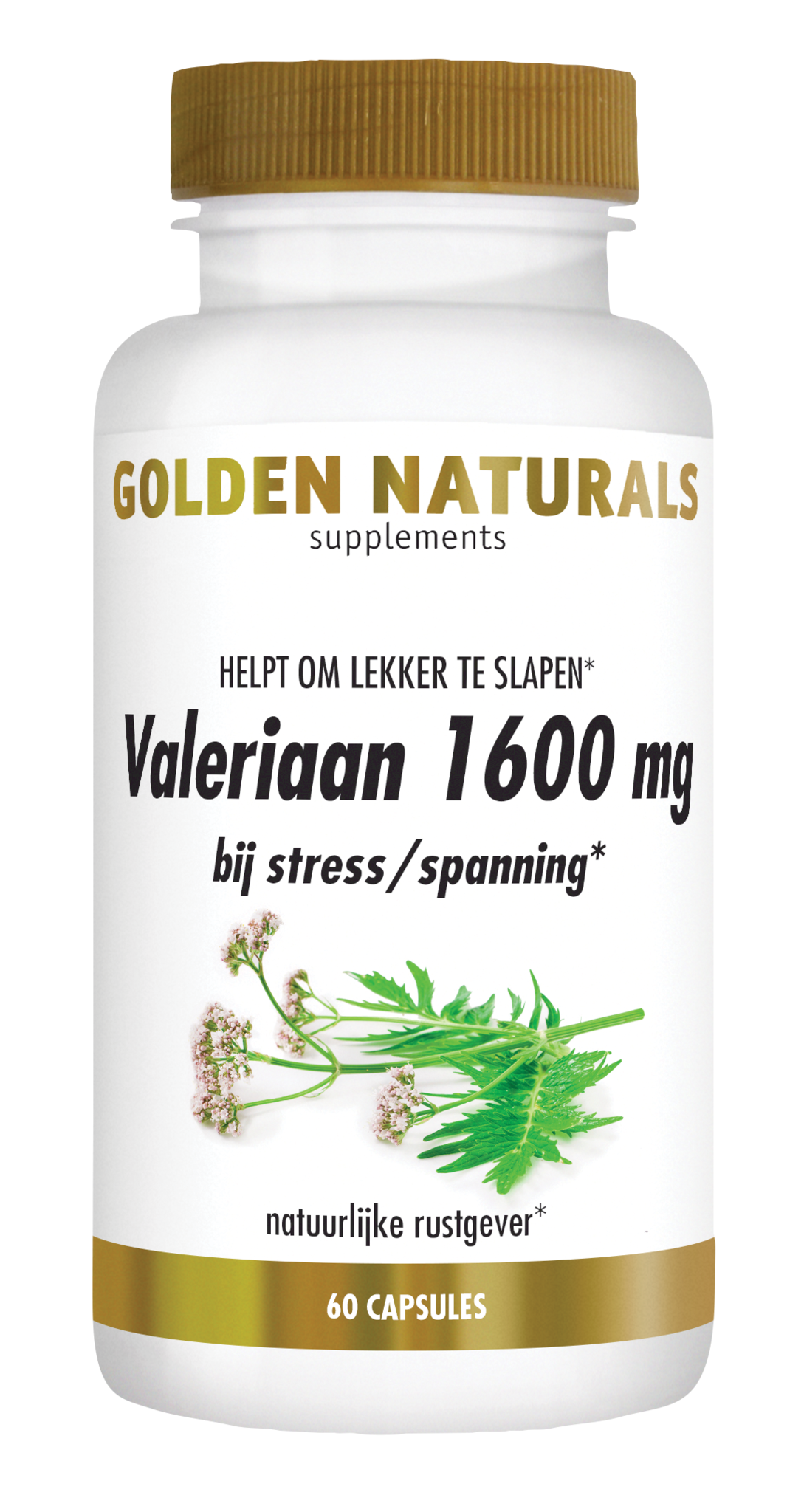Golden Naturals Baldrian 1600 mg (60 Caps)
