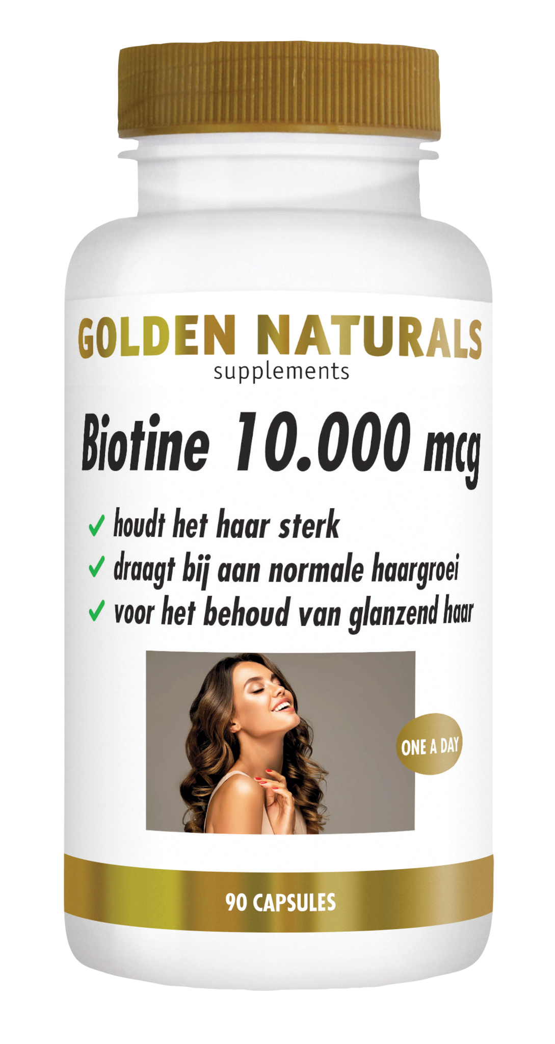Golden Naturals Biotin 10.000 µg (90 Caps)