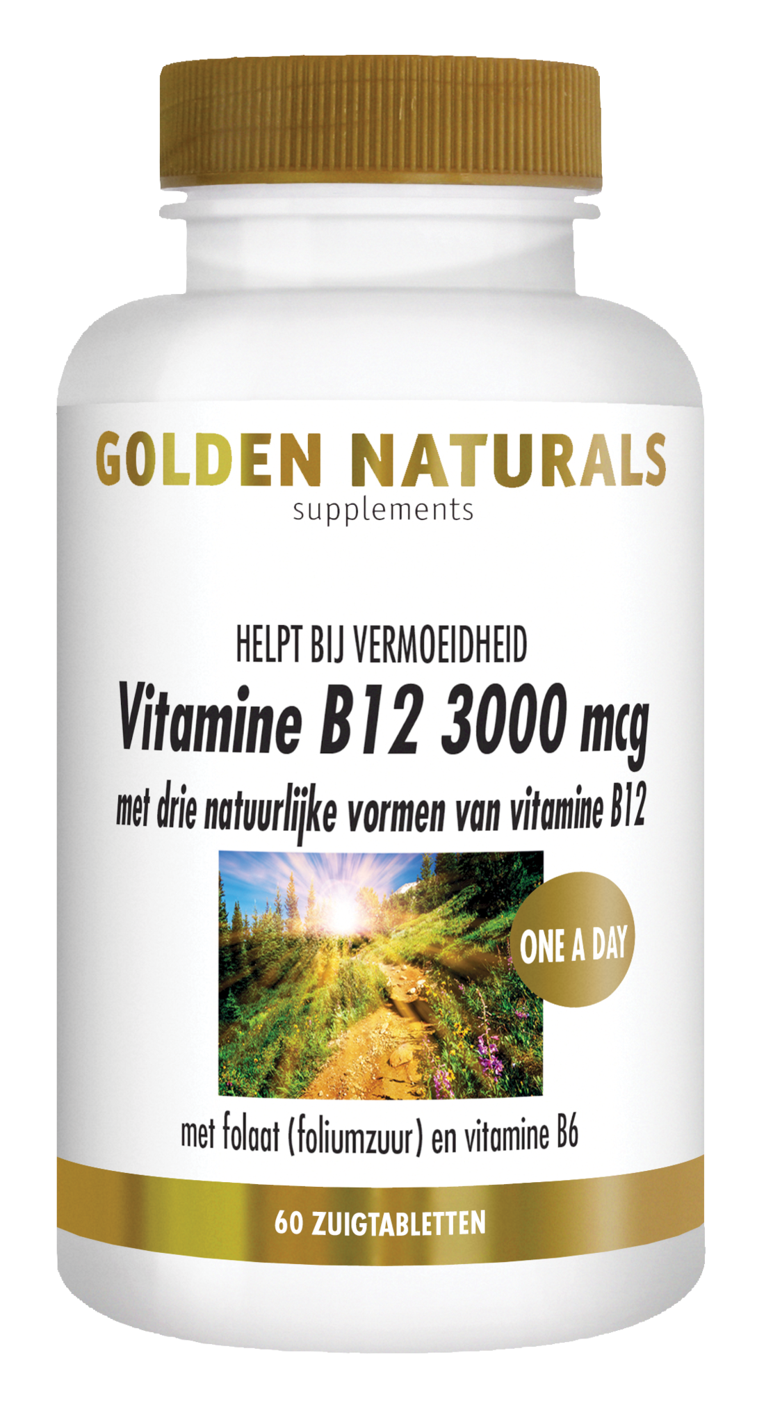Golden Naturals Vitamin B12 3000µg (60 Lutschtab)