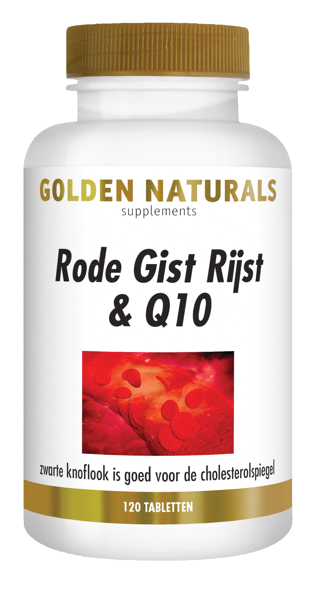 Golden Naturals Roter Hefereis & Q10 (120 Tab)