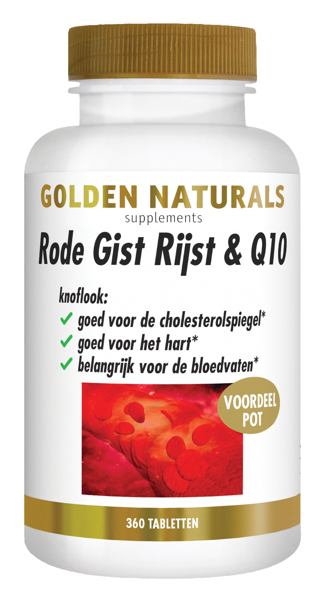 Golden Naturals Roter Hefereis & Q10 (360 Tab)
