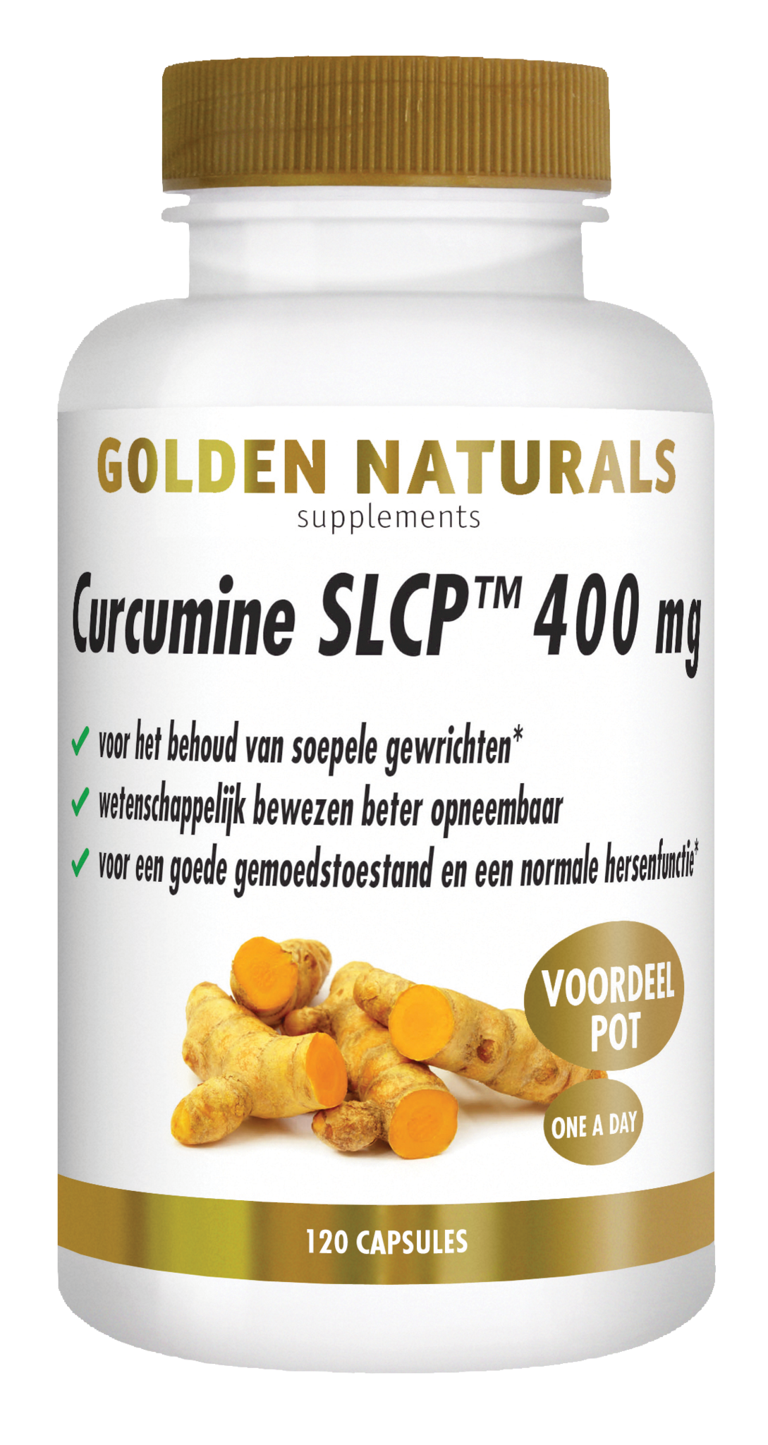 Golden Naturals Curcumin SLCP 400 mg (120 VCaps)
