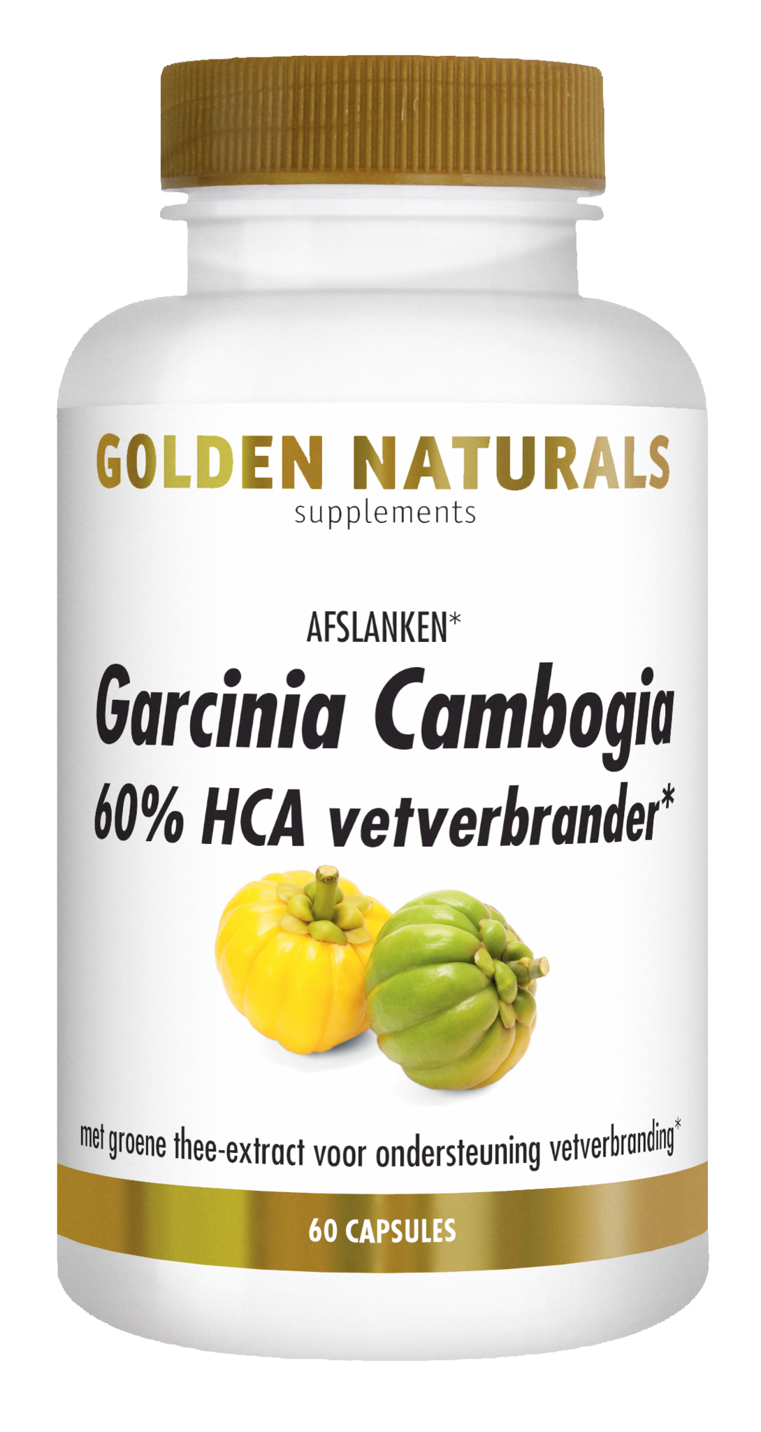 Golden Naturals Golden Naturals Garcinia Cambogia 60 % HCA Fatburner (60 Caps)