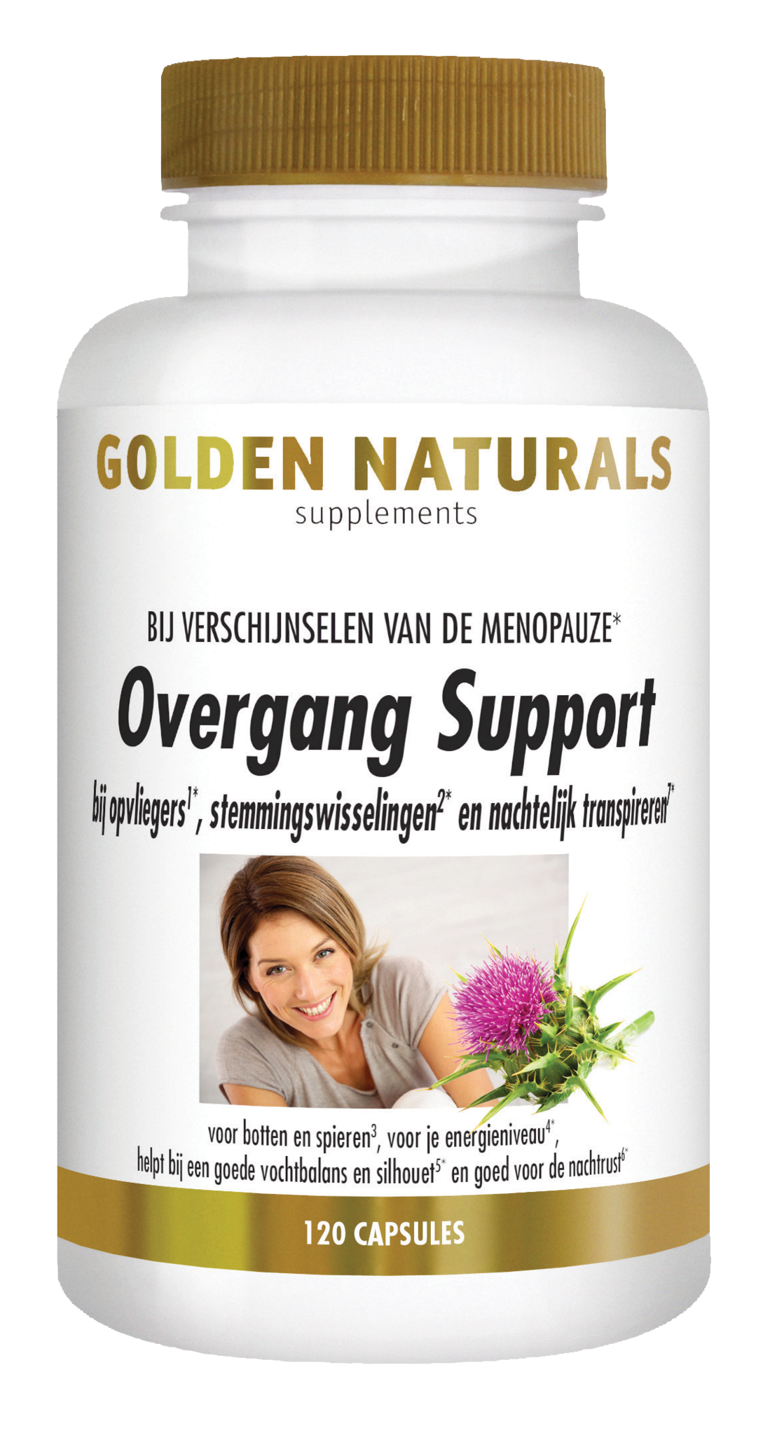 Golden Naturals Unterstützung der Wechseljahre (120 VCaps)