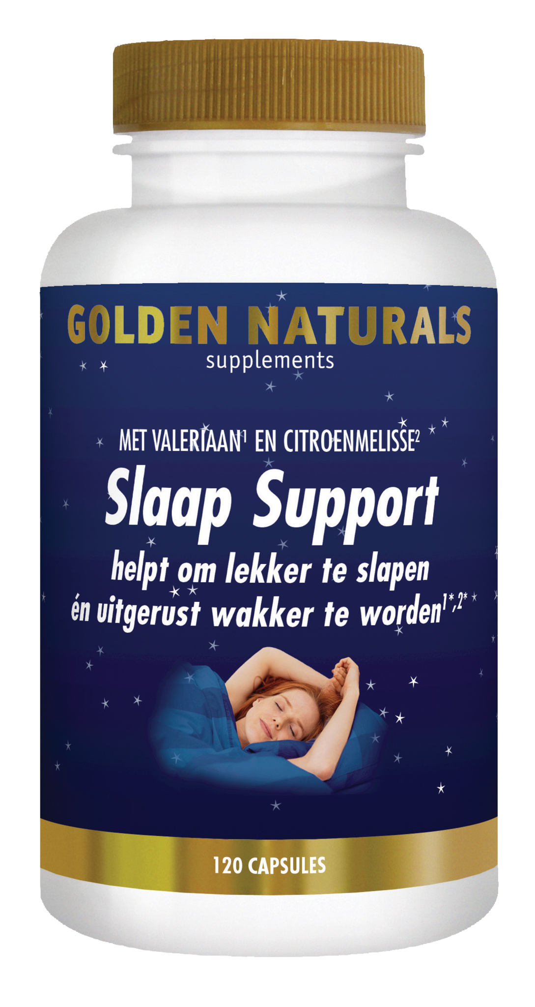 Golden Naturals Golden Naturals Schlafunterstützung (120 vegetarische Kapseln)