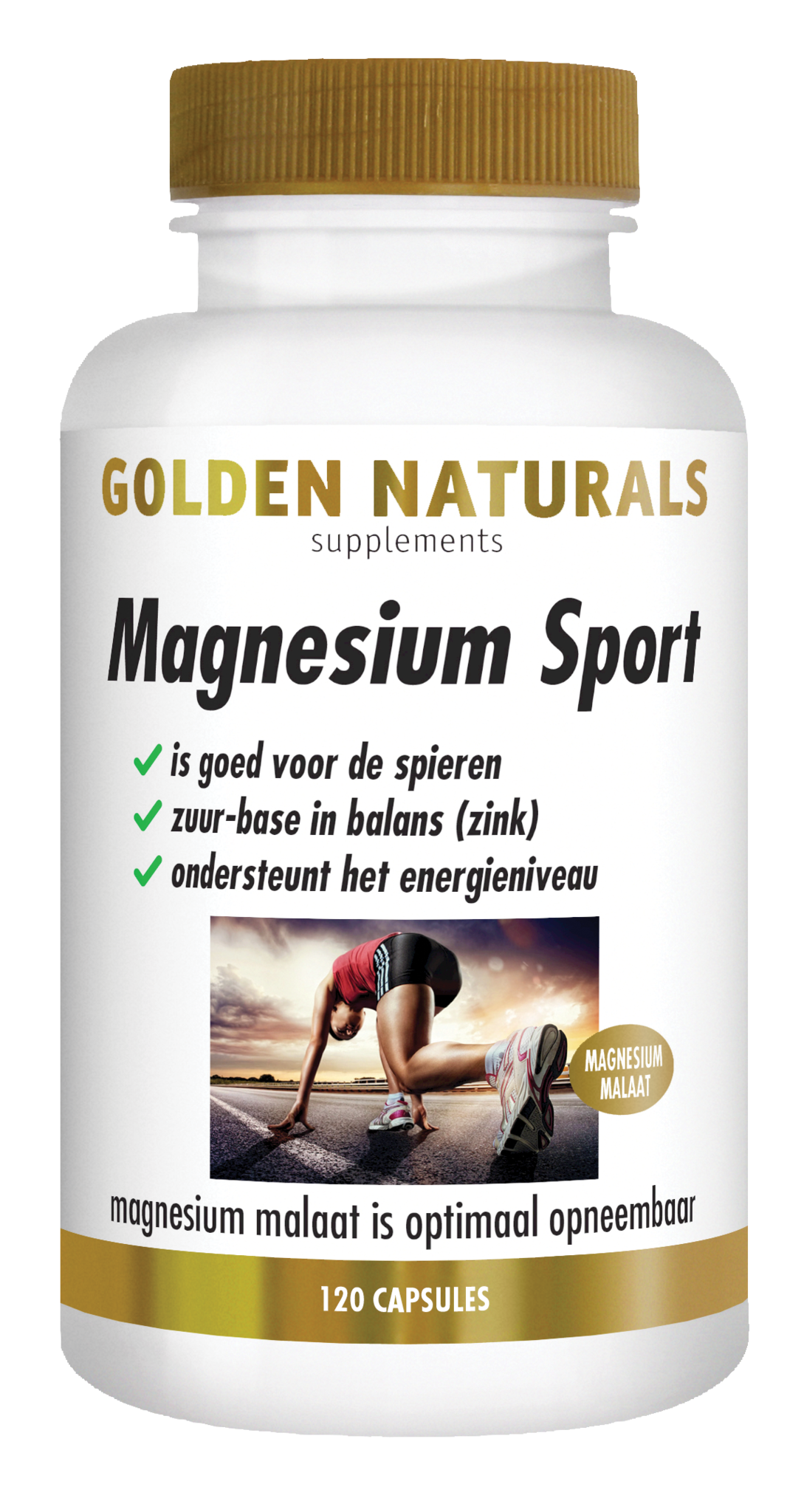Golden Naturals Golden Naturals Magnesium Sport (120 VCaps)