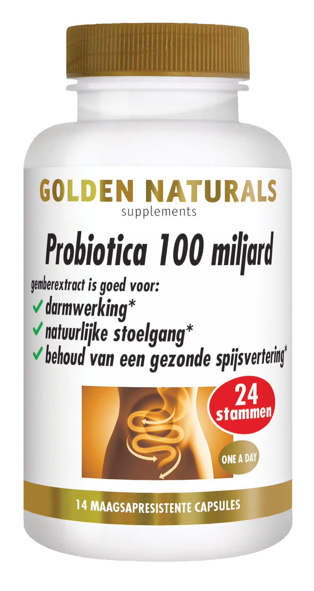 Golden Naturals Probiotika 100 Milliarden (14 VCaps)