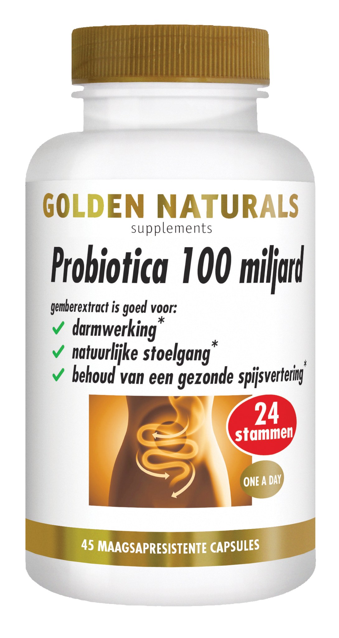Golden Naturals Golden Naturals Probiotika 100 Milliarden (45 VCaps)