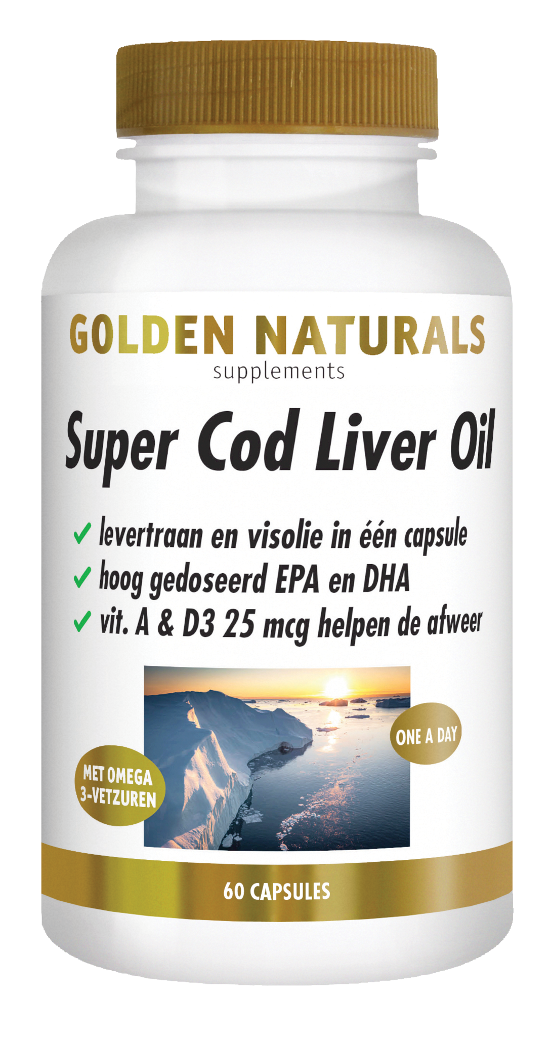 Golden Naturals Golden Naturals Super Lebertran (60 Kapseln)