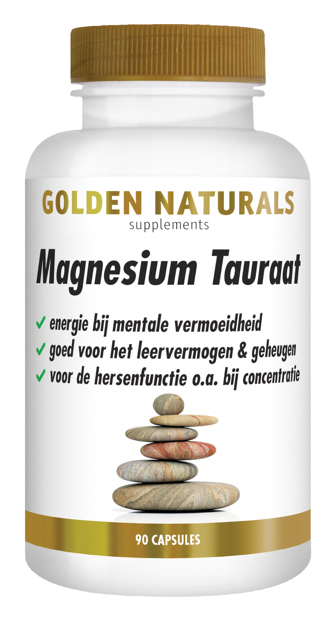 Golden Naturals Golden Naturals Magnesiumtaurat (90 vegetarische Kapseln)