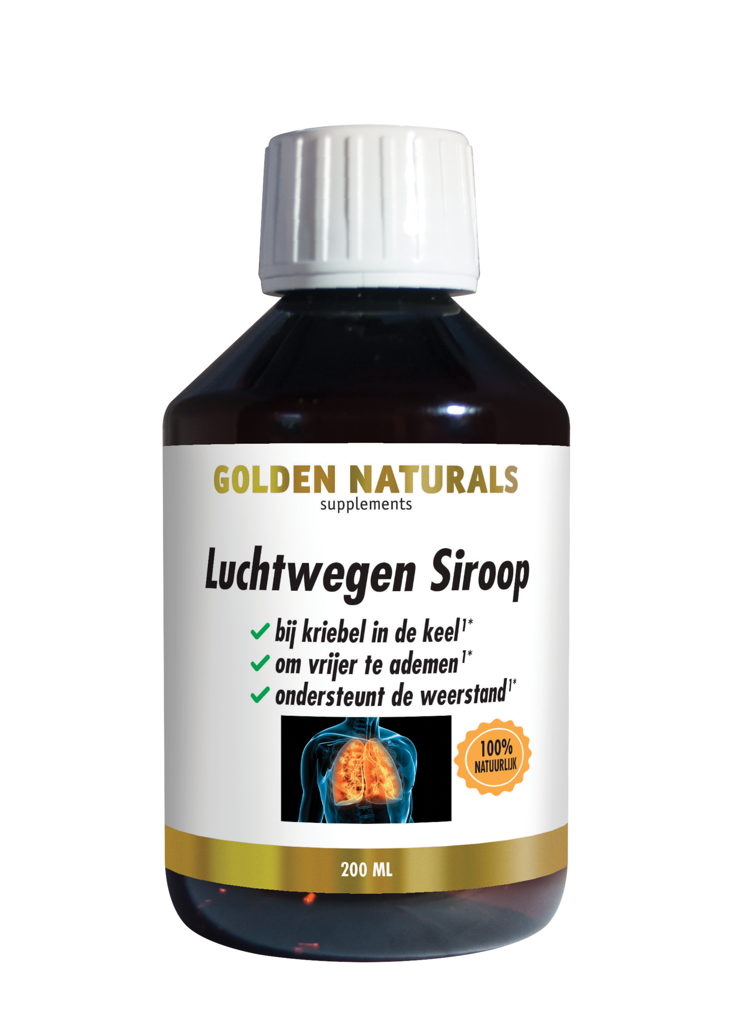 Golden Naturals Golden Naturals Atemwegssirup (200 Milliliter)