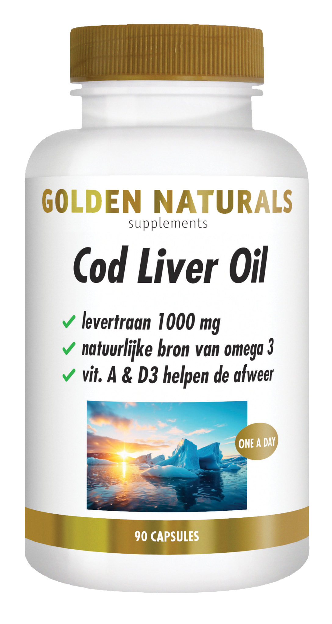Golden Naturals Lebertran (90 Caps)