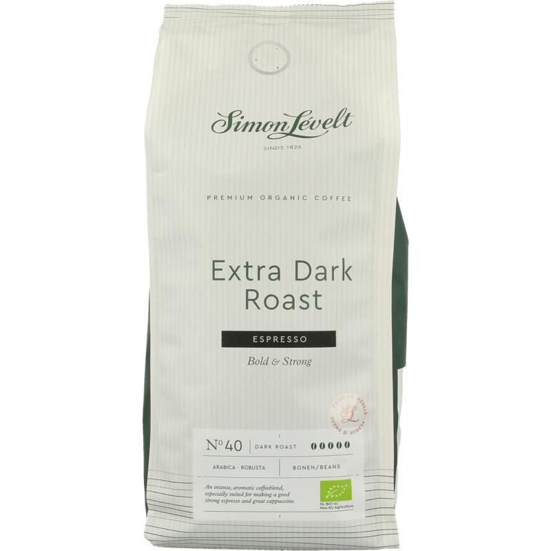 Simon Levelt Cafe Espresso extra dunkler Braten 500 Gramm