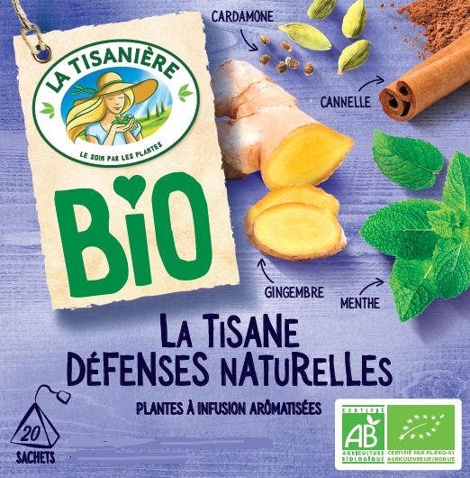La Tisaniere La Tisaniere Natürliche Resistenz bio 20 Tütchen