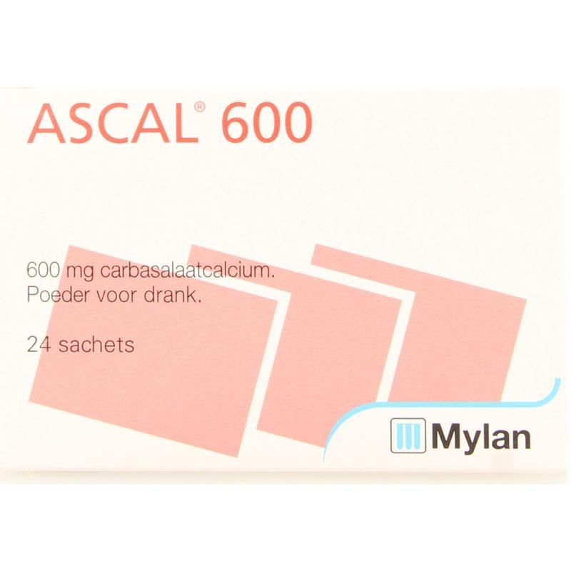 Ascal 600mg 24 sachets mit Rabatt kaufen - VitAdvice BV