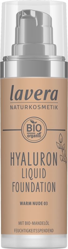 Lavera Lavera Flüssige Hyaluron Foundation Warm Nude 03 30 Ml