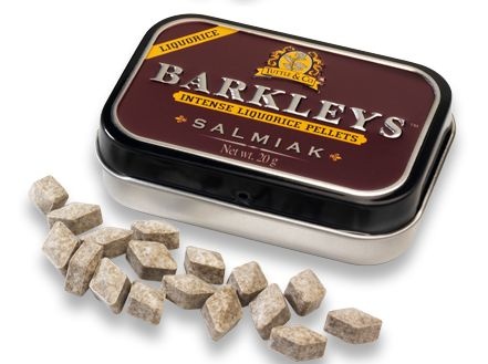 Barkleys Lakritz-Pellets Salmiak 20 Gramm