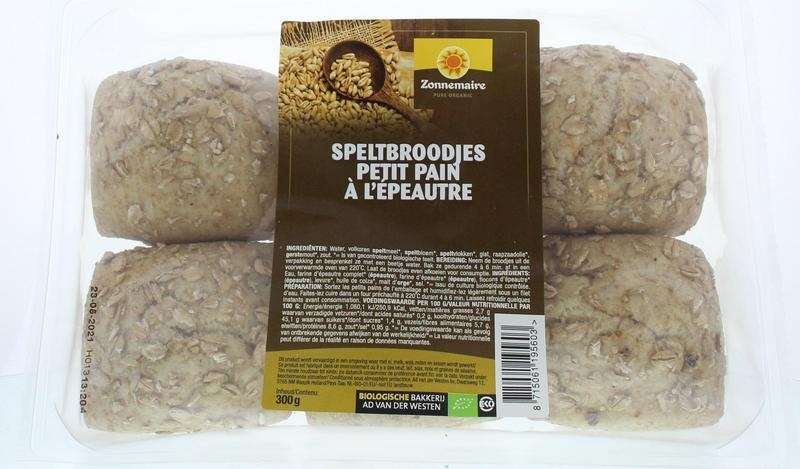 Zonnemaire Dinkelriegel Bio 6 Stk