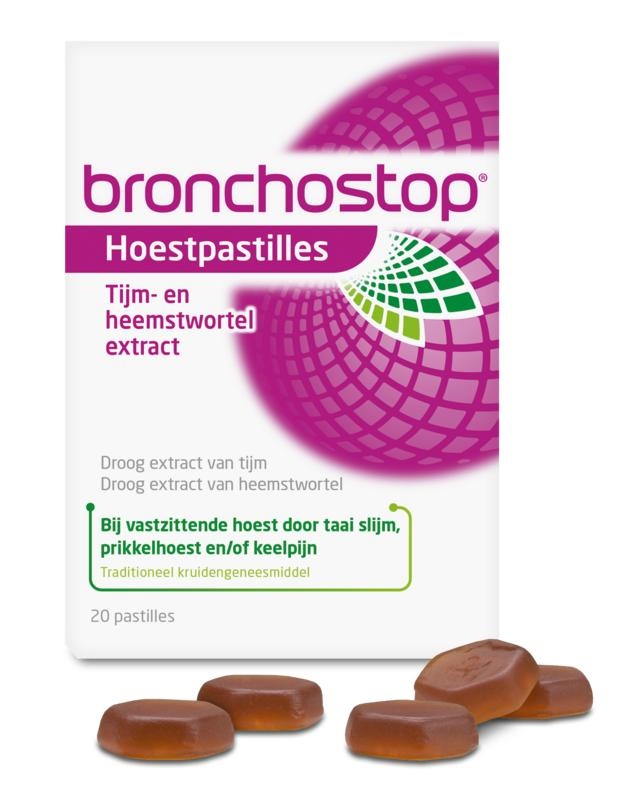 Bronchostop Hustenpastille Thymian Marshmallow 20 Stück