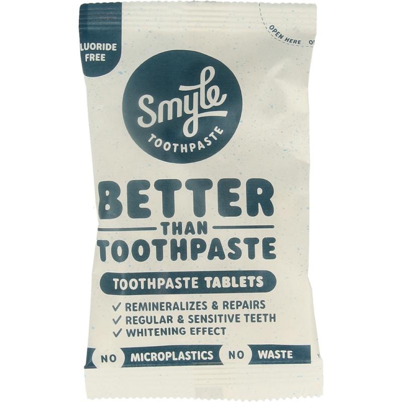 Smyle Smyle Zahnpasta-Tabletten ohne Fluorid-Nachfüllung 65 Stücke
