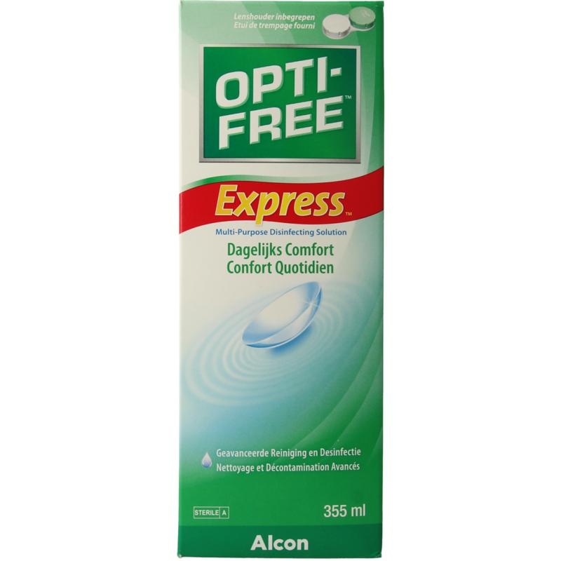 Alcon Optifree Express MPDS + Objektivkoffer 355 Ml