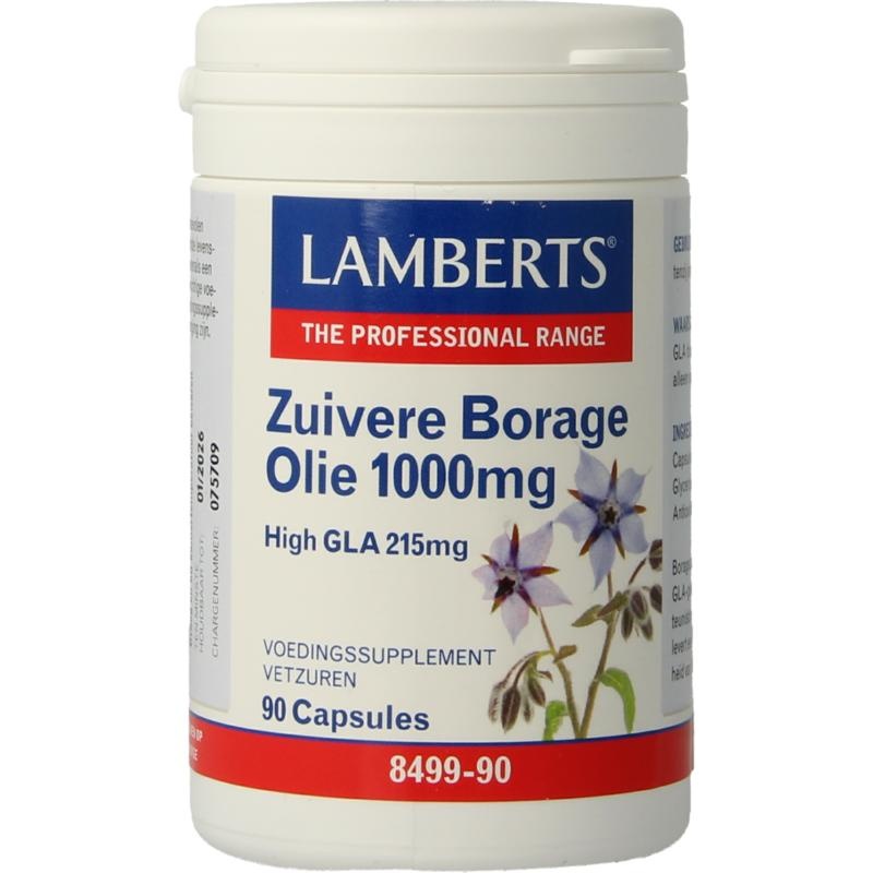 Lamberts Borretschöl Sternblume 1000mg 90 VCaps