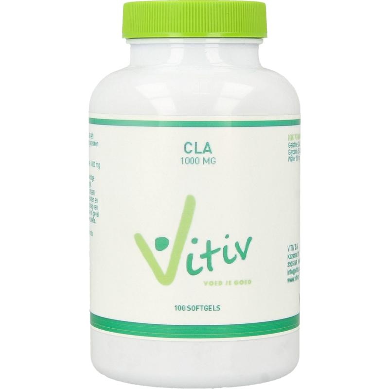 Vitiv Vitiv CLA 1000mg 100 softgels