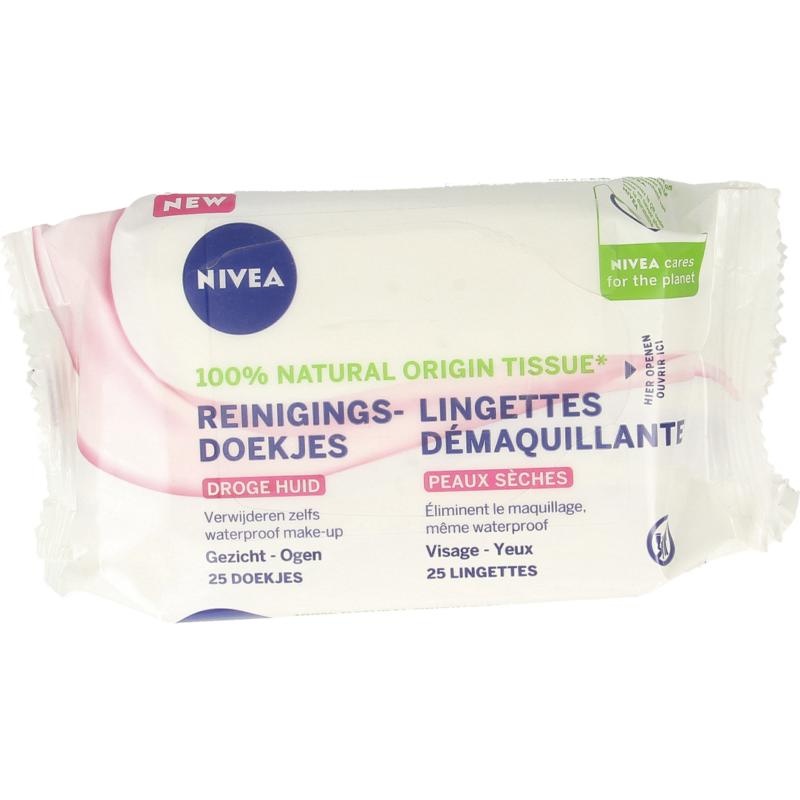 Nivea Nivea Nivea Beruhigend reinigt trockene / empfindliche Haut 25 Stück