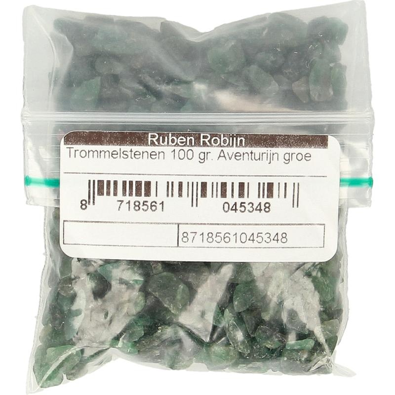 Ruben Robijn Tumbled Steine Aventurin grün Grösse 1 100 Gramm