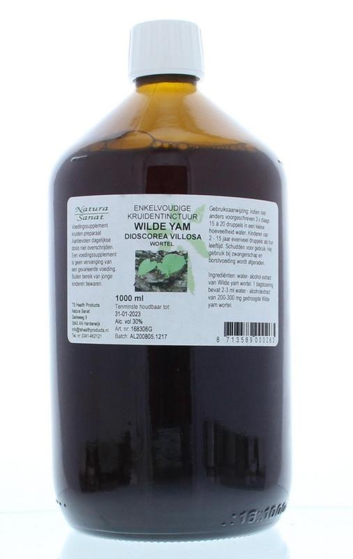 Natura Sanat Dioscorea villosa / Wild Yam Tinktur 1 Liter