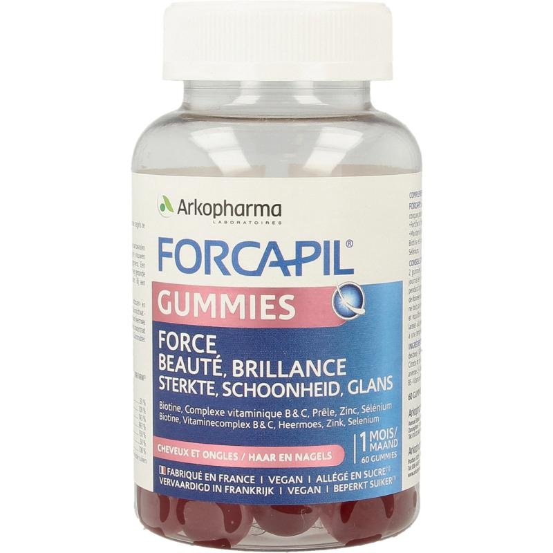 Forcapil Haar- und Nagelgummis 60 Stück