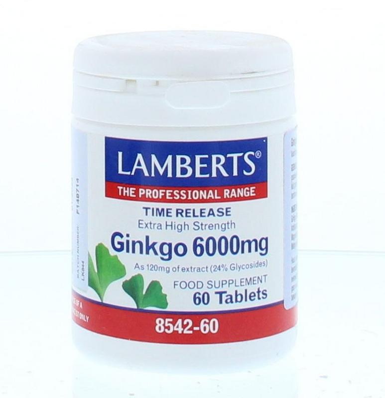 Lamberts Ginkgo 6000 mg 60 TaB 60 Tab