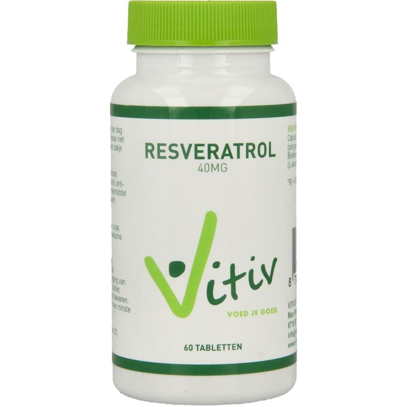 Vitiv ResveratRol 40mg 60 Tab