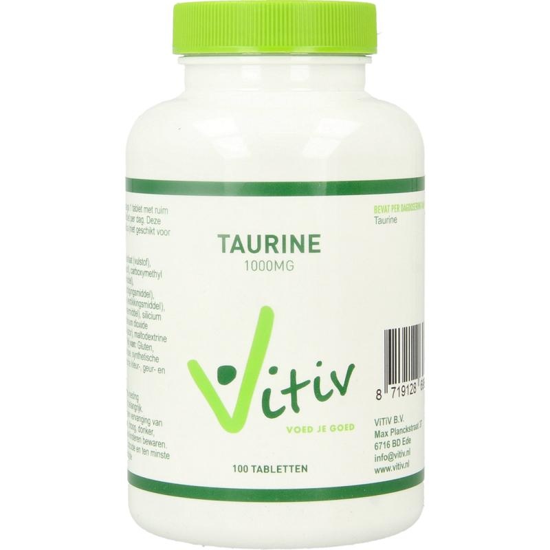 Vitiv Vitiv Taurin 1000mg 100 Tab